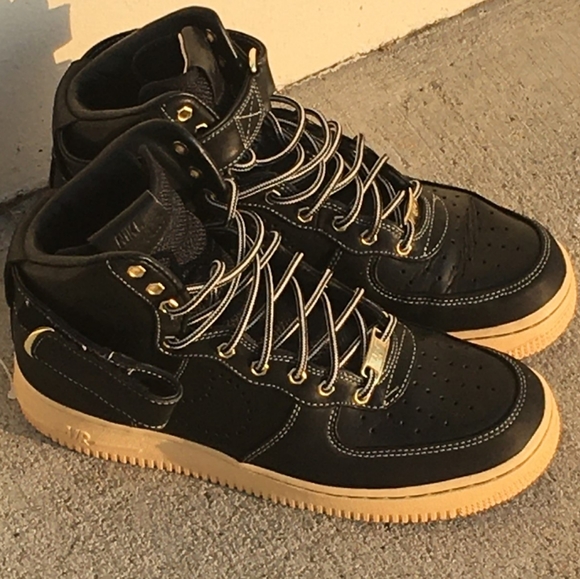 Nike Air Force 1 Leather Street Combat Size 7.5 - Picture 14 of 16